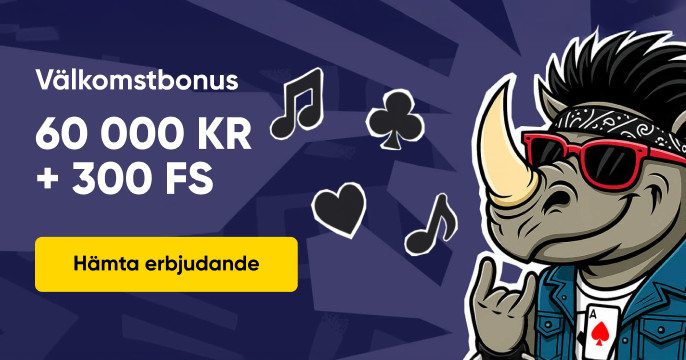 Spinorhino Casino välkomstbonusbanner